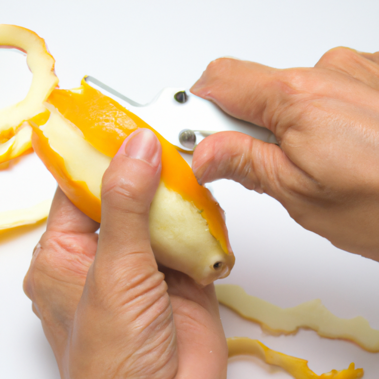 How to use the peeler
